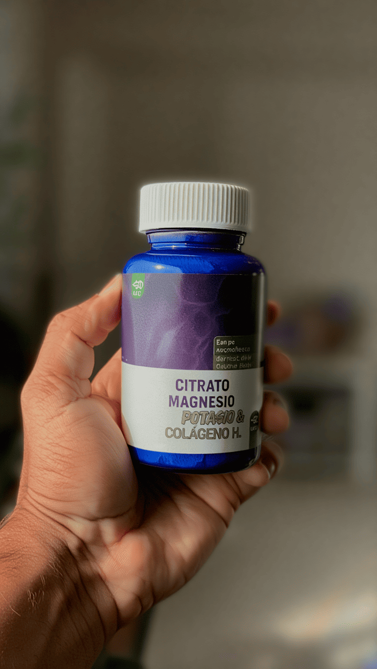 Citrato de Magnesio con Potasio y Colágeno incluido